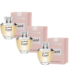 Ficha técnica e caractérísticas do produto Kit de 3 Perfumes Cuté La Rive Feminino