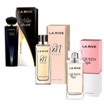 Ficha técnica e caractérísticas do produto Kit de 3 Perfumes Miss Dream 100ml +In Woman 90ml +Queem Of Life 75ml LA RIVE Feminino
