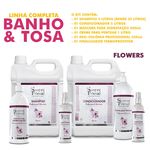 Ficha técnica e caractérísticas do produto Kit De Produtos Completo Para Banho E Tosa - Professional Groomer Flowers - Sweet Friend (10%off)