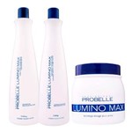 Ficha técnica e caractérísticas do produto Kit de Tratamento Lumino Max ( Máscara + Condicionador + Shampoo) Probelle