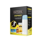 Ficha técnica e caractérísticas do produto Kit Depilação Depimiel Depikit Aquecedor Cera Roll-on Bivolt