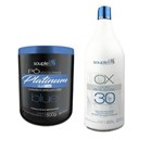 Ficha técnica e caractérísticas do produto Kit Descolorante Souple Liss - Pó Platinum Blue + Ox 30