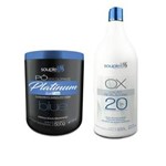 Ficha técnica e caractérísticas do produto Kit Descolorante Souple Liss - Pó Platinum Blue + Ox 20