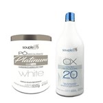 Ficha técnica e caractérísticas do produto Kit Descolorante Souple Liss - Pó Platinum White + Ox 20