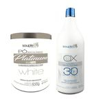 Ficha técnica e caractérísticas do produto Kit Descolorante Souple Liss - Pó Platinum White + Ox 30