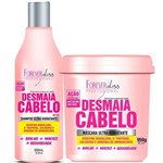 Ficha técnica e caractérísticas do produto Kit Desmaia Cabelo Shampoo + Máscara 950g - Forever Liss