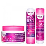 Ficha técnica e caractérísticas do produto Kit Desmaiado Meu Liso Salon Line Máscara 300g, Shampoo e Condicionador 300ml - Salon Line Professional
