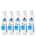 Ficha técnica e caractérísticas do produto Kit Desodorante Adidas Climacool Aerosol Feminino 150ml 5 Unidades