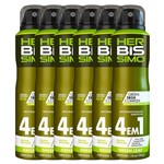 Ficha técnica e caractérísticas do produto Kit Desodorante Aerosol Antitranspirante Herbissimo Green Leaf 150Ml com 6 Unidades - Herbíssimo