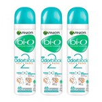 Ficha técnica e caractérísticas do produto Kit Desodorante Aerosol Bi-o Odorblock 2 Feminino 150ml 3 Unidades