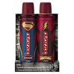 Ficha técnica e caractérísticas do produto Kit 2 Desodorante Aerosol Bozzano Superman + The Flash