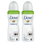 Ficha técnica e caractérísticas do produto Kit Desodorante Aerosol Dove Invisible Dry 100g + Comprimido + 40% Desconto