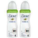 Ficha técnica e caractérísticas do produto Kit Desodorante Aerosol Dove Invisible Dry 100G + Comprimido