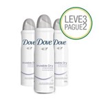 Ficha técnica e caractérísticas do produto Kit Desodorante Aerosol Dove Invisible Dry 100Ml 3 Unidades