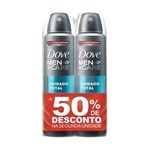Ficha técnica e caractérísticas do produto Kit 2 Desodorante Aerosol Dove Men Care Cuidado Total