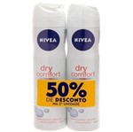 Ficha técnica e caractérísticas do produto Kit Desodorante Aerosol Nivea Dry Comfort 1 Unidade