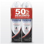 Ficha técnica e caractérísticas do produto Kit Desodorante Aerosol Rexona Feminino Antibacterial Invisible 90g 2 Unidades