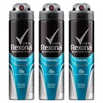Ficha técnica e caractérísticas do produto Kit Desodorante Aerosol Rexona Xtracool Masculino 90g 3 Unidades