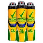 Ficha técnica e caractérísticas do produto Kit 3 Desodorante Aerosol Torcedor Fanático Masculino - 150ml