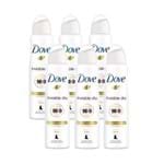 Ficha técnica e caractérísticas do produto Kit Desodorante Aerossol Dove Invisible Dry 150ml 6 Unidades