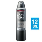 Ficha técnica e caractérísticas do produto Kit Desodorante Aerossol Dove Men Antibacteriano 150ml com 12un