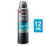 Kit com 10 Desodorantes Dove Men Cuidado Total Aerossol 150ml