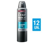 Ficha técnica e caractérísticas do produto Kit Desodorante Aerossol Dove Men Cuidado Total 150ml com 12UN
