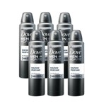Ficha técnica e caractérísticas do produto Kit Desodorante Aerossol Dove Men Sem Perfume 150ml 6 Uni