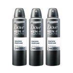 Ficha técnica e caractérísticas do produto Kit Desodorante Aerossol Dove Men Sem Perfume 150ml com 3 Unidades