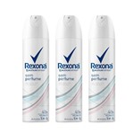 Ficha técnica e caractérísticas do produto Kit Desodorante Aerossol Rexona Antitranspirante Sem Perfume 150ml com 3 Unidades Leve + por -