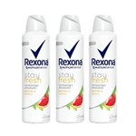 Ficha técnica e caractérísticas do produto Kit Desodorante Aerossol Rexona Pomelo e Verbana 150ml com 3 Unidades
