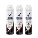 Ficha técnica e caractérísticas do produto Kit Desodorante Antitranspir Aerossol Rexona Women Antibacteriano Invisible 150ml 3UN Leve + por -
