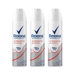 Ficha técnica e caractérísticas do produto Kit Desodorante Antitranspir Aerossol Rexona Women Antibacteriano Protection 150ml 3un Leve + por -