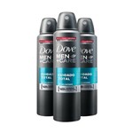 Ficha técnica e caractérísticas do produto Kit Desodorante Antitranspirante Aerosol Dove Men+Care Cuidado Total 150mL Leve 3 Pague 2