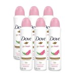 Ficha técnica e caractérísticas do produto Kit Desodorante Antitranspirante Aerossol Dove Go Fresh Roma e Verbena 150ml Leve 6 Pague 4