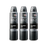 Ficha técnica e caractérísticas do produto Kit Desodorante Antitranspirante Aerossol Dove Men Invisible Dry 150ml com 3 Unidades
