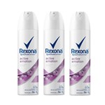 Ficha técnica e caractérísticas do produto Kit Desodorante Antitranspirante Aerossol Rexona Active Emotion 150ml com 3 Unidades Leve + por -