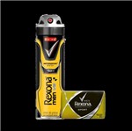 Ficha técnica e caractérísticas do produto Kit Desodorante Antitranspirante Aerossol Rexona V8 150ml + Sabonete Rexona Sport 84g