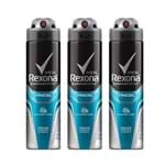 Kit Desodorante Antitranspirante Aerossol Rexona Xtracool 150ml com 3 Unidades Leve + por -