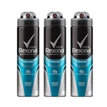 Ficha técnica e caractérísticas do produto Kit Desodorante Antitranspirante Aerossol Rexona Xtracool 150ml com 3 Unidades Leve + por -