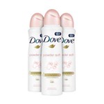 Kit Desodorante Antitranspirante Dove Soft Aerosol 150mL Leve 3 Pague 2