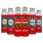 Kit Desodorante Antitranspirante Old Spice 150ml 2 Pegador + 2 Lenha + 2 Matador