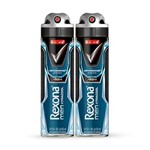 Ficha técnica e caractérísticas do produto Kit Desodorante Antitranspirante Rexona Masculino Xtracool Aerosol