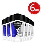 Ficha técnica e caractérísticas do produto Kit Desodorante Antitranspirante Rexona Men Clinical Clean 48g - 6 Unidades