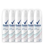 Ficha técnica e caractérísticas do produto Kit Desodorante Antitranspirante Rexona Sem Perfume Feminino Aerosol 150ml com 6 Unidades