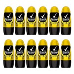 Ficha técnica e caractérísticas do produto Kit Desodorante Antitranspirante Rexona V8 Masculino Rollon 50ml com 12 Unidades