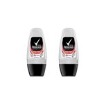 Ficha técnica e caractérísticas do produto Kit Desodorante Antitranspirante Rollon Rexona Men Antibacteriano 50ml 50 na 2 Unidade