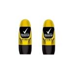 Ficha técnica e caractérísticas do produto Kit Desodorante Antitranspirante Rollon Rexona V8 50ml 50% na 2 Unidade