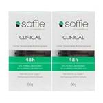 Ficha técnica e caractérísticas do produto Kit Desodorante Antitranspirante Soffie Clinical 60g