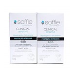 Ficha técnica e caractérísticas do produto Kit Desodorante Antitranspirante Soffie Clinical Sensitive